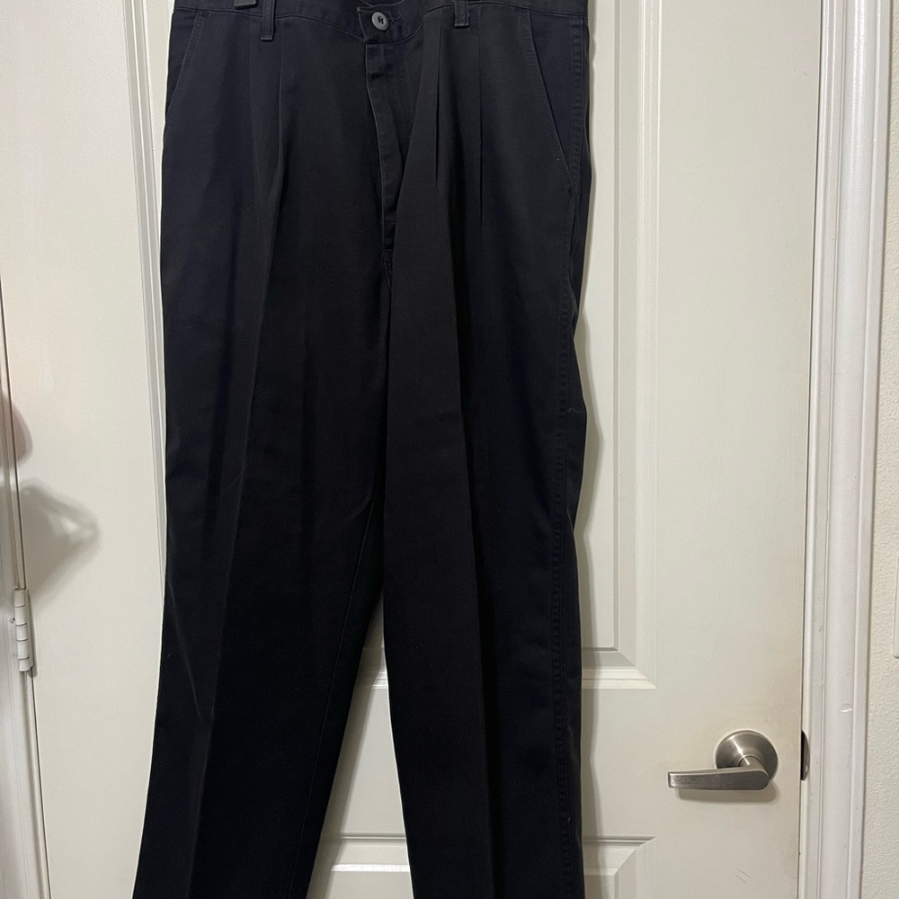 Men’s Vintage Wrangler Black Dress Pants 36x32